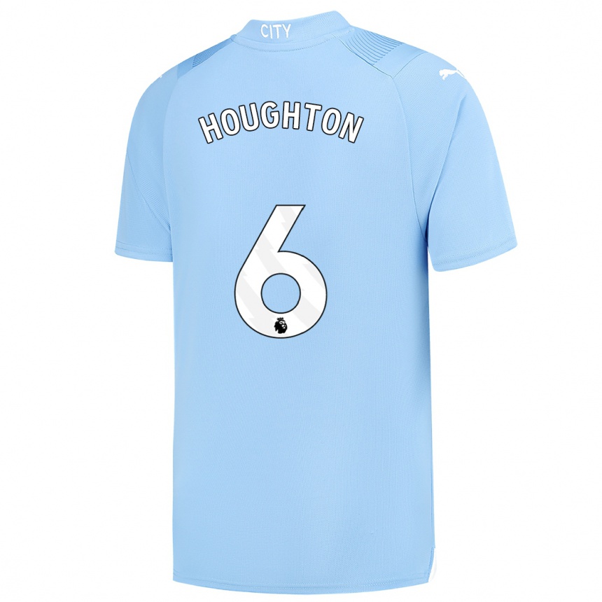 Mujer Fútbol Camiseta Steph Houghton #6 Azul Claro 1ª Equipación 2023/24 México