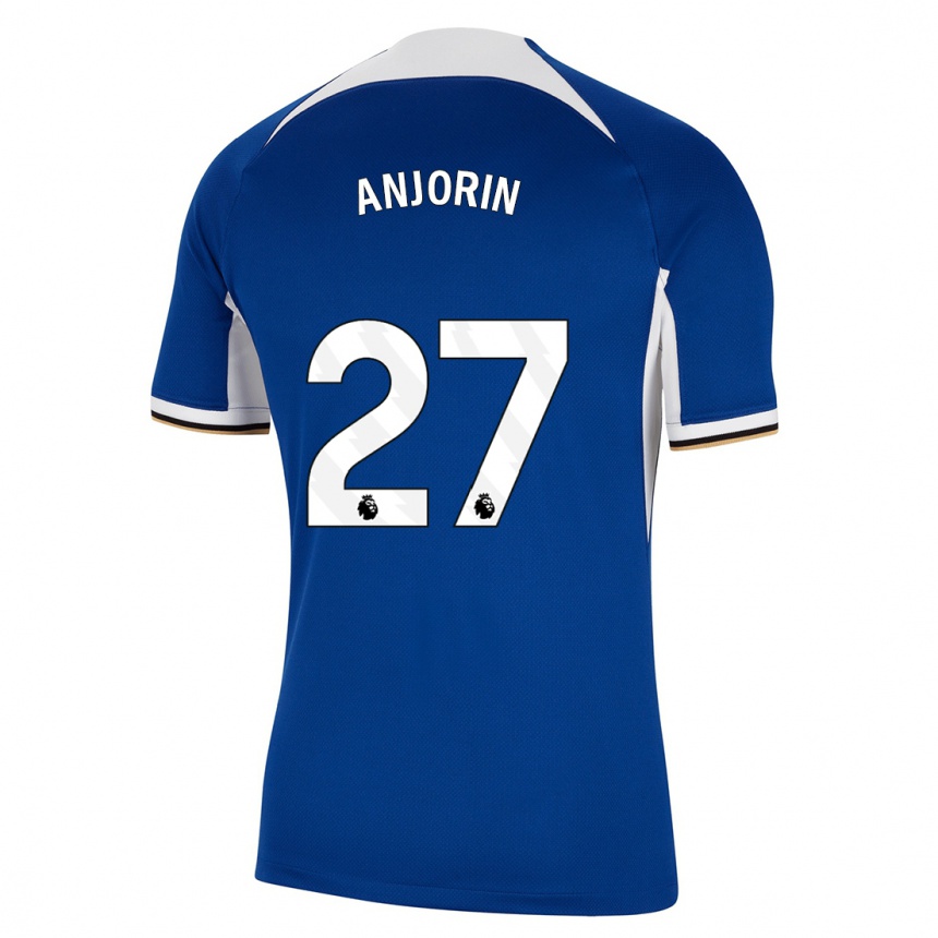 Mujer Fútbol Camiseta Tino Anjorin #27 Azul 1ª Equipación 2023/24 México