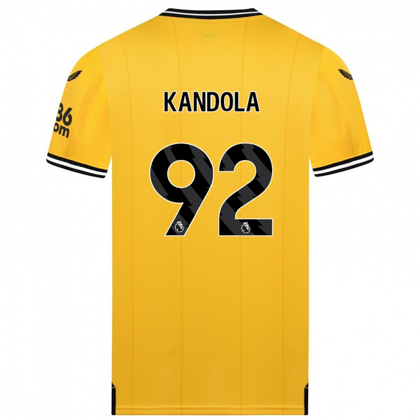 Mujer Fútbol Camiseta Kam Kandola #92 Amarillo 1ª Equipación 2023/24 México