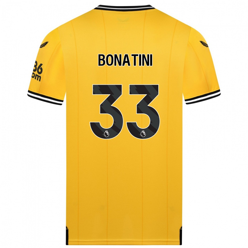 Mujer Fútbol Camiseta Leo Bonatini #33 Amarillo 1ª Equipación 2023/24 México
