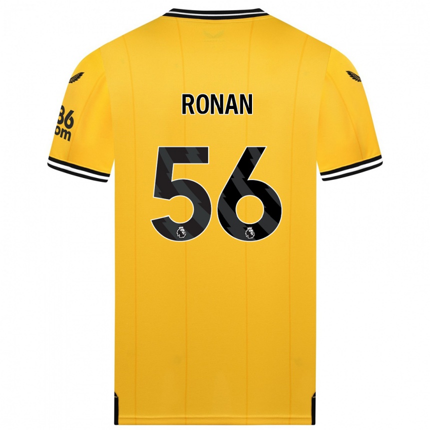 Mujer Fútbol Camiseta Connor Ronan #56 Amarillo 1ª Equipación 2023/24 México