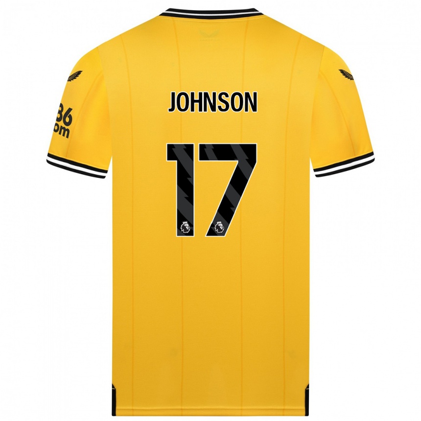 Mujer Fútbol Camiseta Katie Johnson #17 Amarillo 1ª Equipación 2023/24 México