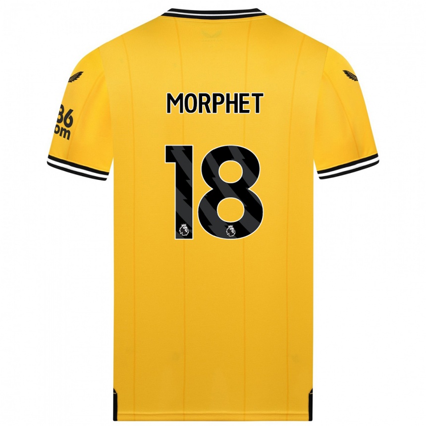 Mujer Fútbol Camiseta Anna Morphet #18 Amarillo 1ª Equipación 2023/24 México