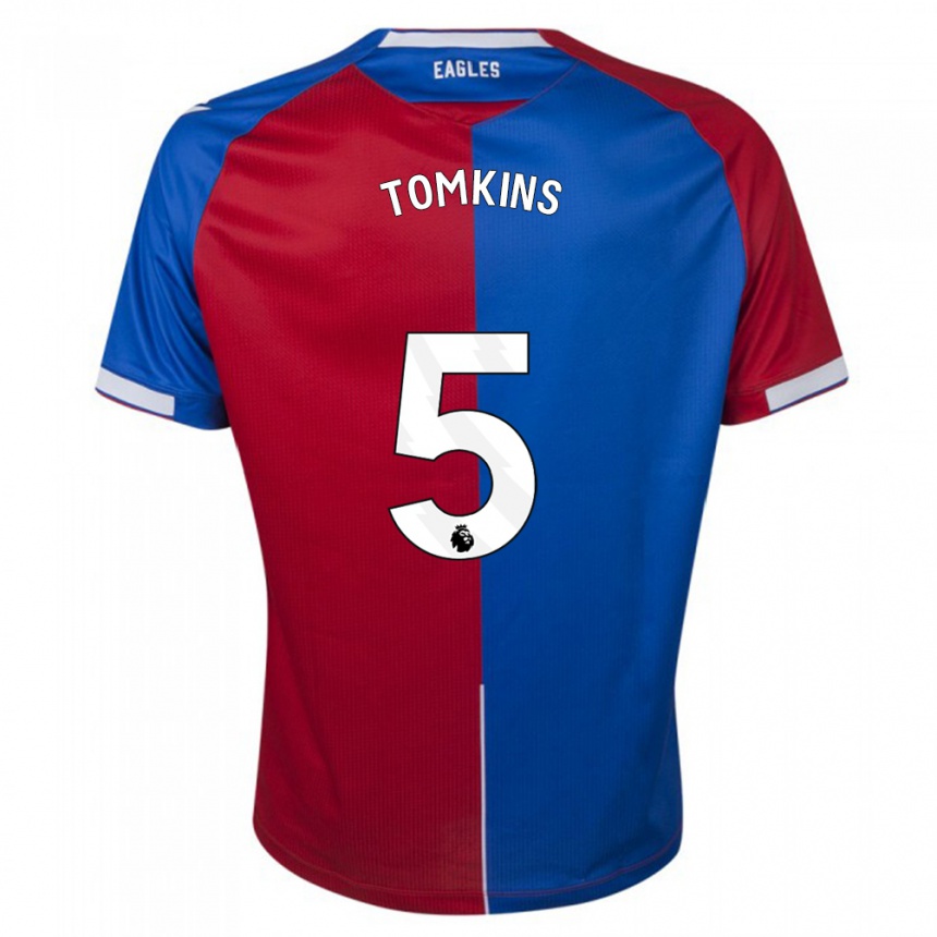 Mujer Fútbol Camiseta James Tomkins #5 Rojo Azul 1ª Equipación 2023/24 México