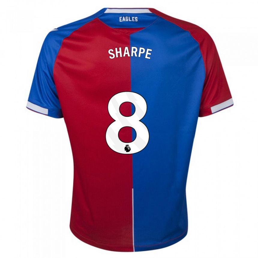 Mujer Fútbol Camiseta Molly-Mae Sharpe #8 Rojo Azul 1ª Equipación 2023/24 México