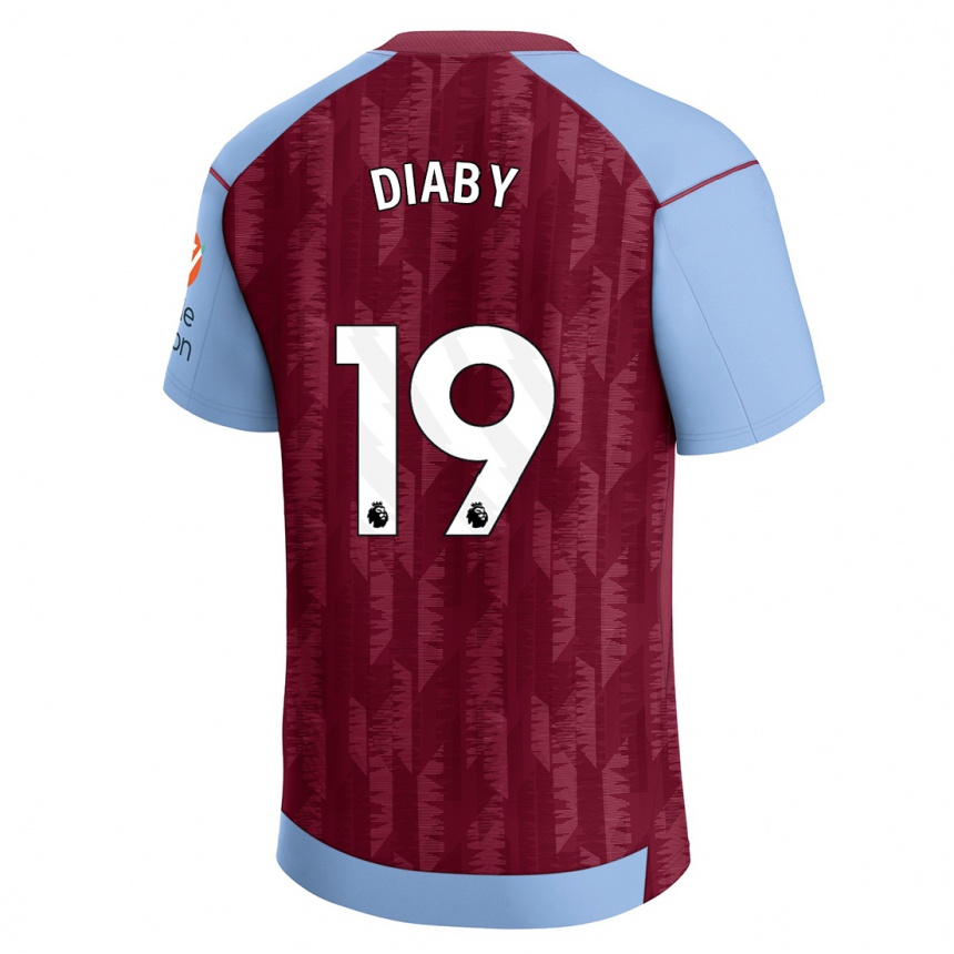 Mujer Fútbol Camiseta Moussa Diaby #19 Azul Claro 1ª Equipación 2023/24 México