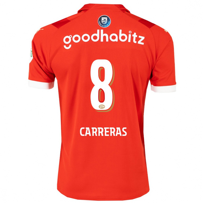 Mujer Fútbol Camiseta Georgina Carreras #8 Rojo 1ª Equipación 2023/24 México