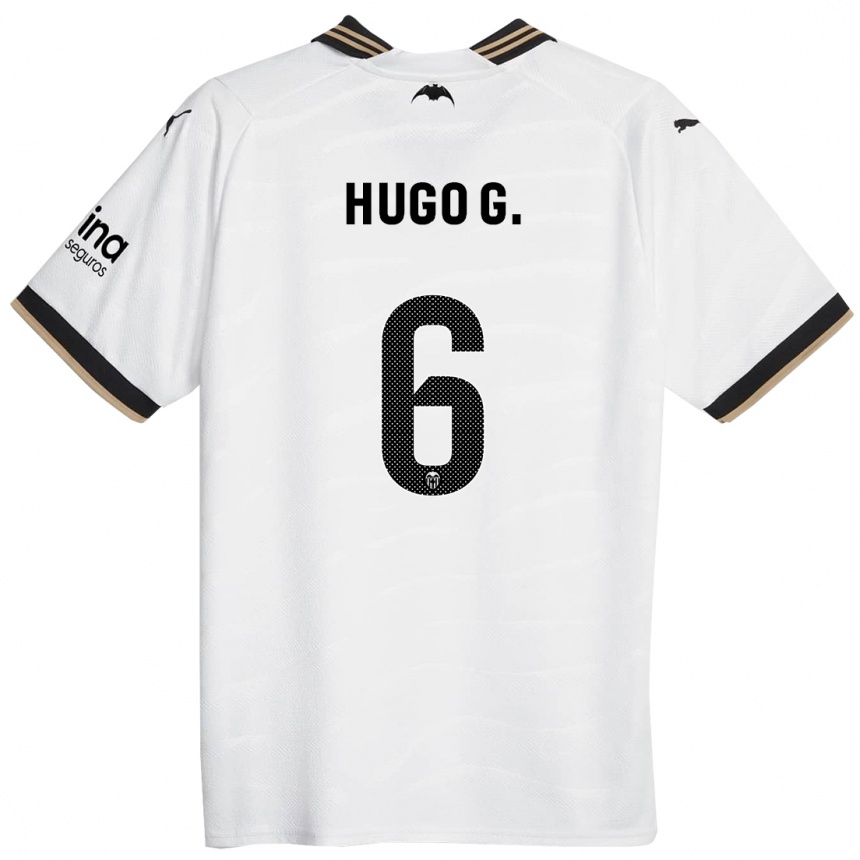 Mujer Fútbol Camiseta Hugo Guillamon #6 Blanco 1ª Equipación 2023/24 México