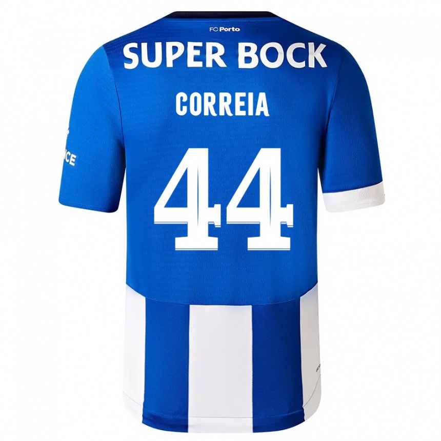 Mujer Fútbol Camiseta Romain Correia #44 Azul Blanco 1ª Equipación 2023/24 México