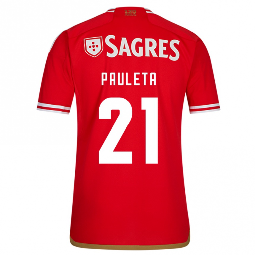 Mujer Fútbol Camiseta Pauleta #21 Rojo 1ª Equipación 2023/24 México