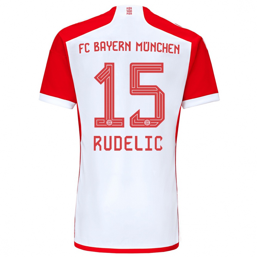 Mujer Fútbol Camiseta Ivana Rudelic #15 Rojo Blanco 1ª Equipación 2023/24 México