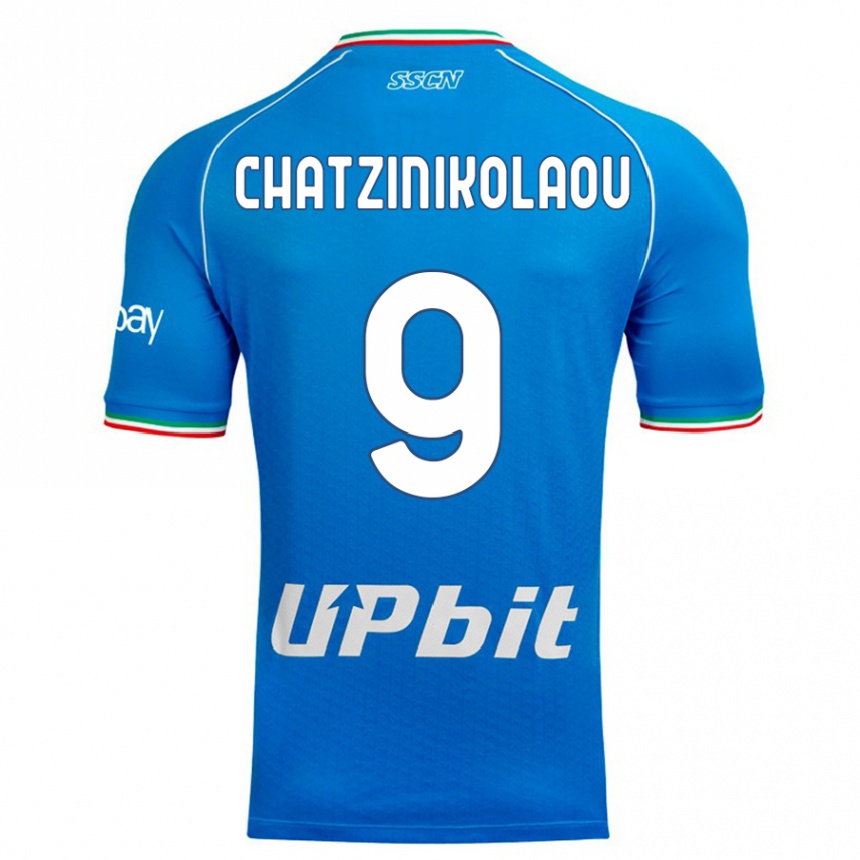 Mujer Fútbol Camiseta Despoina Chatzinikolaou #9 Cielo Azul 1ª Equipación 2023/24 México