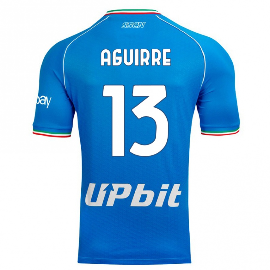 Mujer Fútbol Camiseta Yolanda Aguirre #13 Cielo Azul 1ª Equipación 2023/24 México