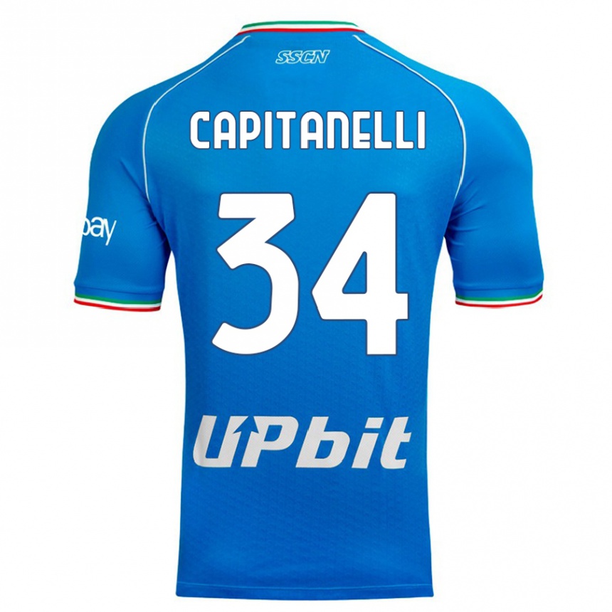 Mujer Fútbol Camiseta Ilaria Capitanelli #34 Cielo Azul 1ª Equipación 2023/24 México