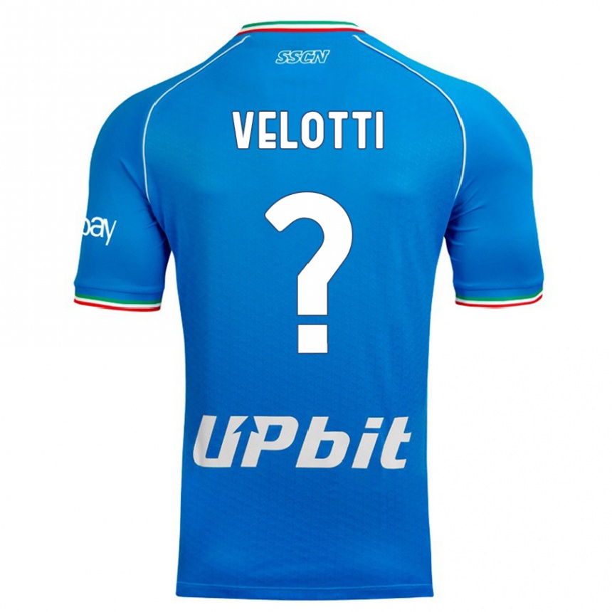 Mujer Fútbol Camiseta Christian Velotti #0 Cielo Azul 1ª Equipación 2023/24 México