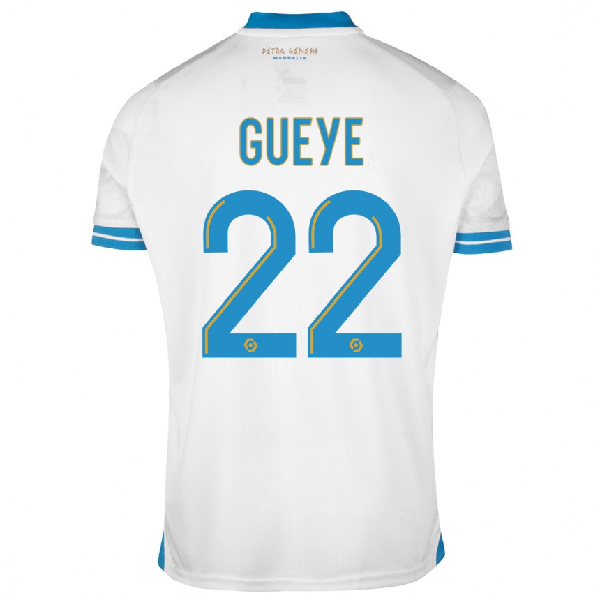 Mujer Fútbol Camiseta Pape Gueye #22 Blanco 1ª Equipación 2023/24 México