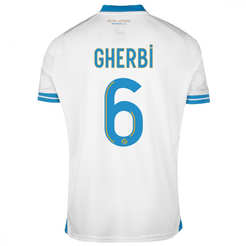 Mujer Fútbol Camiseta Candice Gherbi #6 Blanco 1ª Equipación 2023/24 México