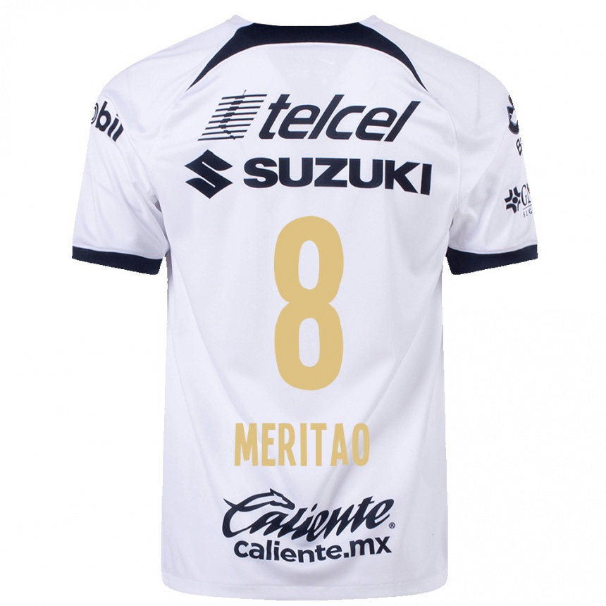 Mujer Fútbol Camiseta Higor Meritao #8 Blanco 1ª Equipación 2023/24 México