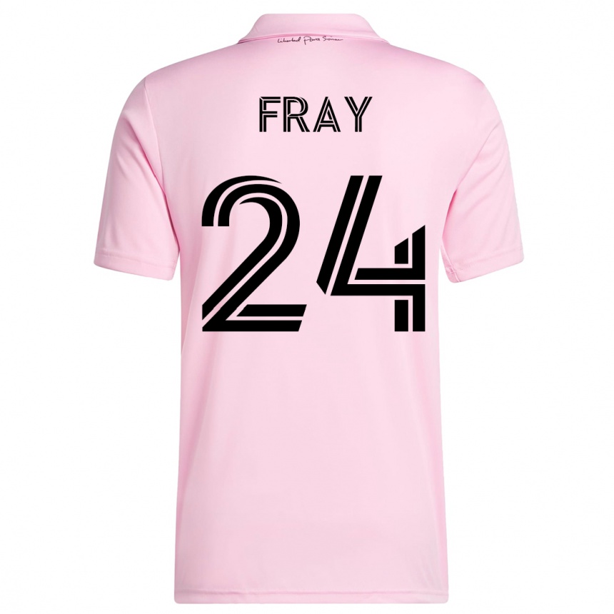 Mujer Fútbol Camiseta Ian Fray #24 Rosa 1ª Equipación 2023/24 México