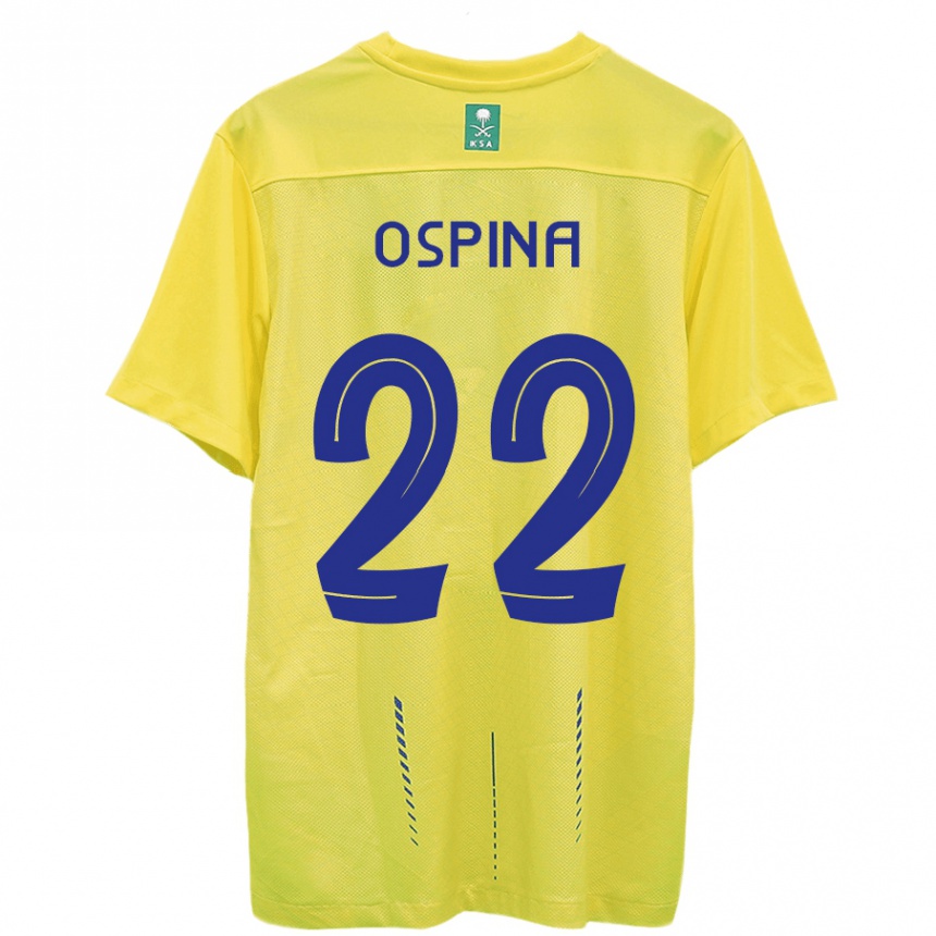Mujer Fútbol Camiseta David Ospina #22 Amarillo 1ª Equipación 2023/24 México