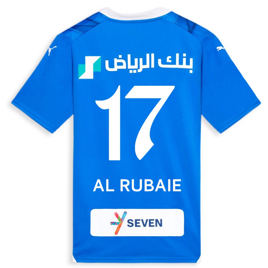 Mujer Fútbol Camiseta Mohammed Al-Rubaie #17 Azul 1ª Equipación 2023/24 México