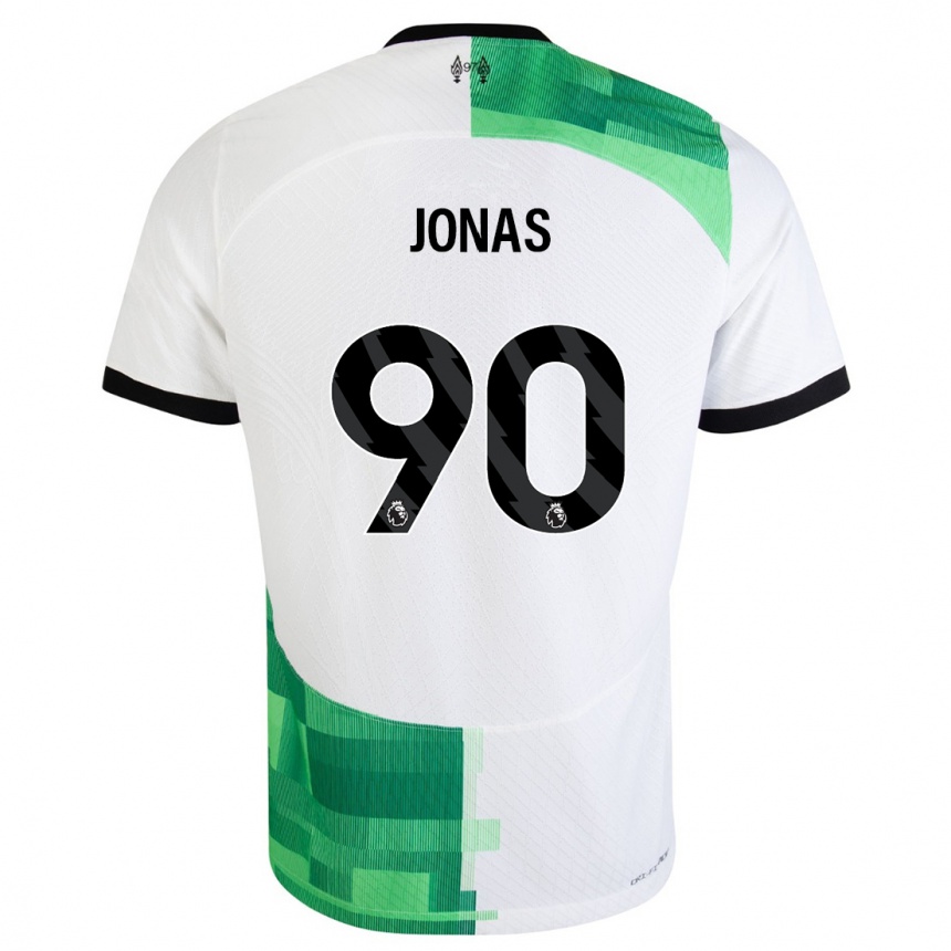 Mujer Fútbol Camiseta Lee Jonas #90 Blanco Verde 2ª Equipación 2023/24 México