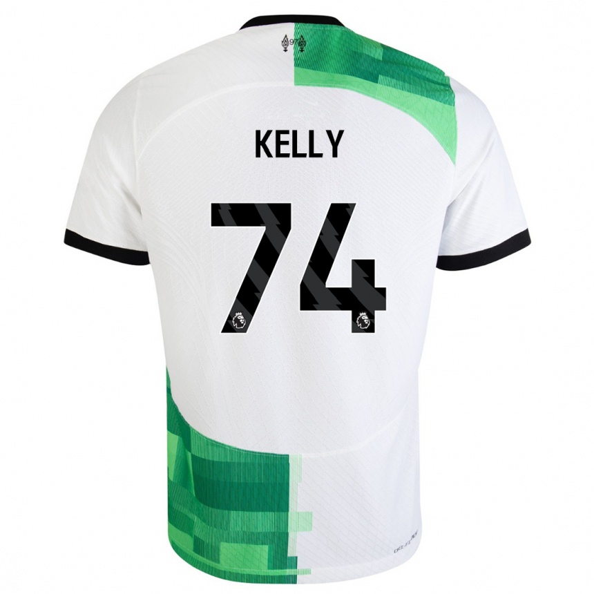Mujer Fútbol Camiseta Oscar Kelly #74 Blanco Verde 2ª Equipación 2023/24 México