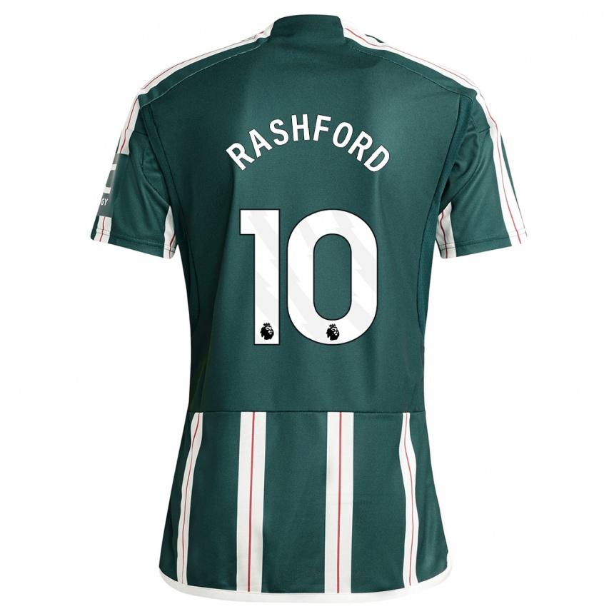 Mujer Fútbol Camiseta Marcus Rashford #10 Verde Oscuro 2ª Equipación 2023/24 México