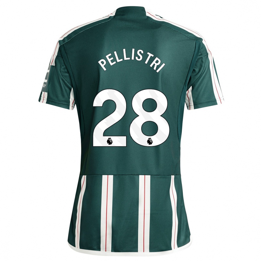 Mujer Fútbol Camiseta Facundo Pellistri #28 Verde Oscuro 2ª Equipación 2023/24 México