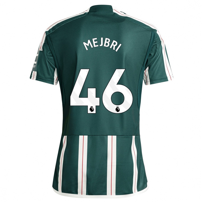 Mujer Fútbol Camiseta Hannibal Mejbri #46 Verde Oscuro 2ª Equipación 2023/24 México