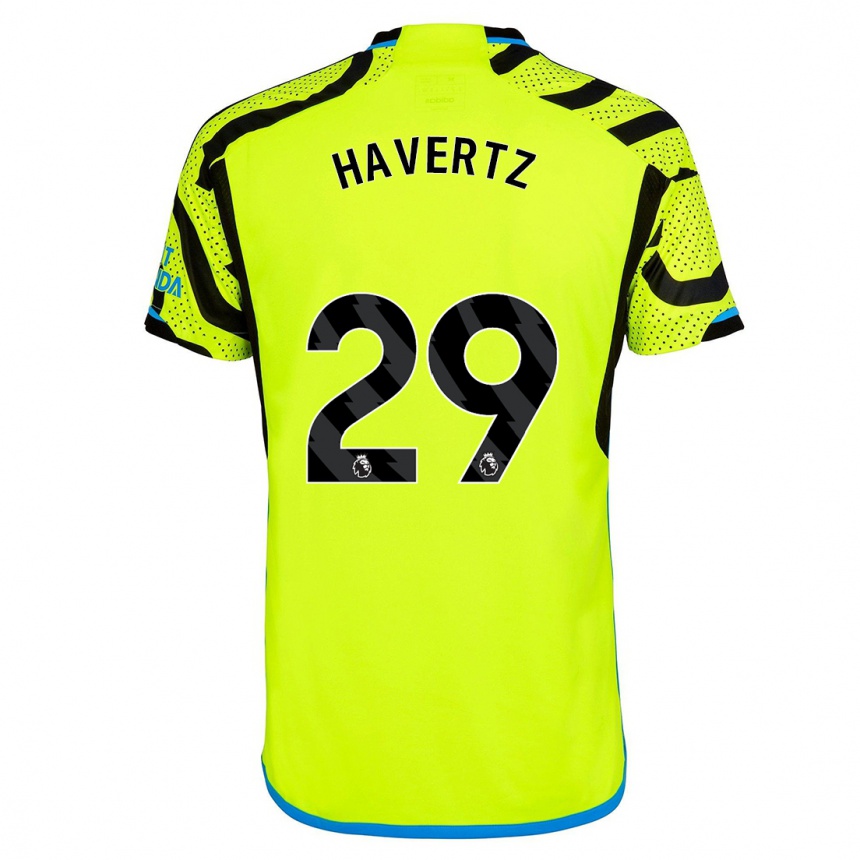 Mujer Fútbol Camiseta Kai Havertz #29 Amarillo 2ª Equipación 2023/24 México