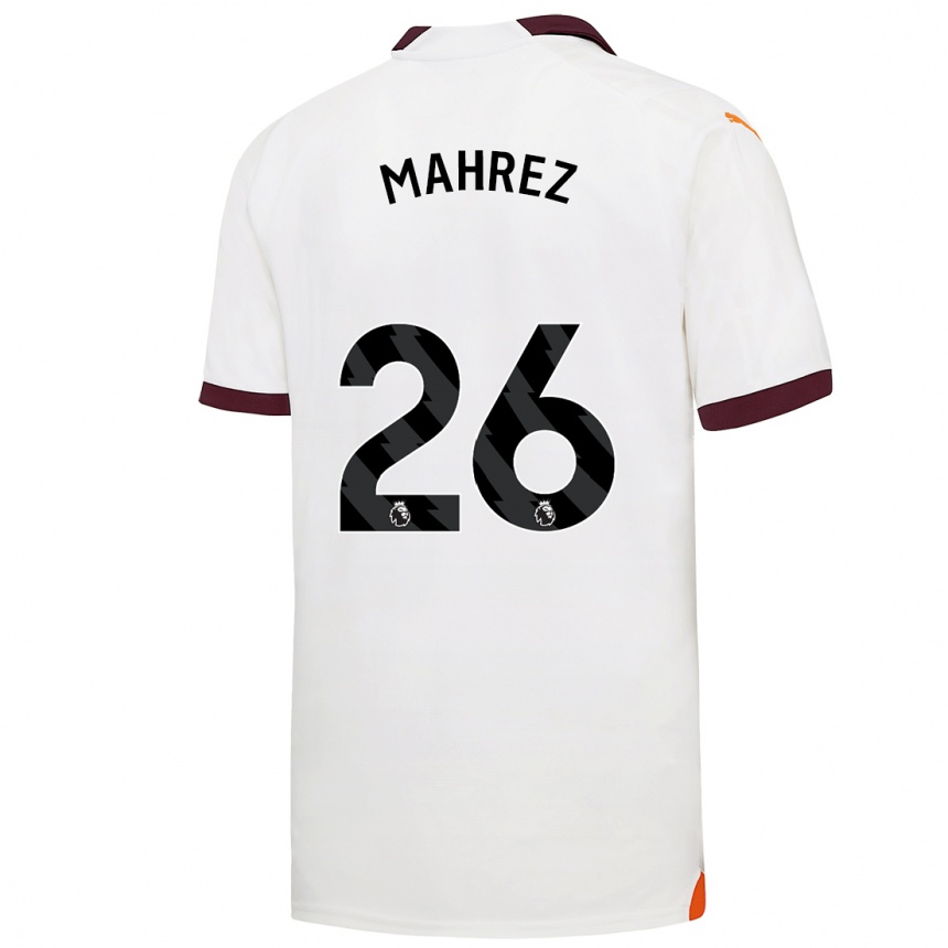 Mujer Fútbol Camiseta Riyad Mahrez #26 Blanco 2ª Equipación 2023/24 México
