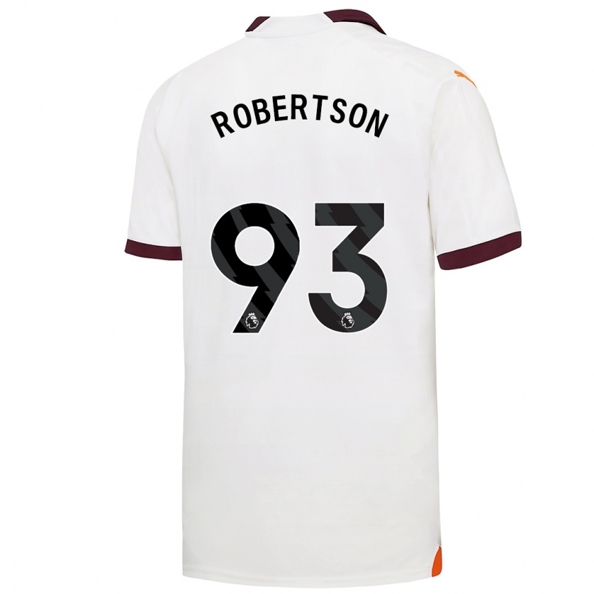 Mujer Fútbol Camiseta Alex Robertson #93 Blanco 2ª Equipación 2023/24 México