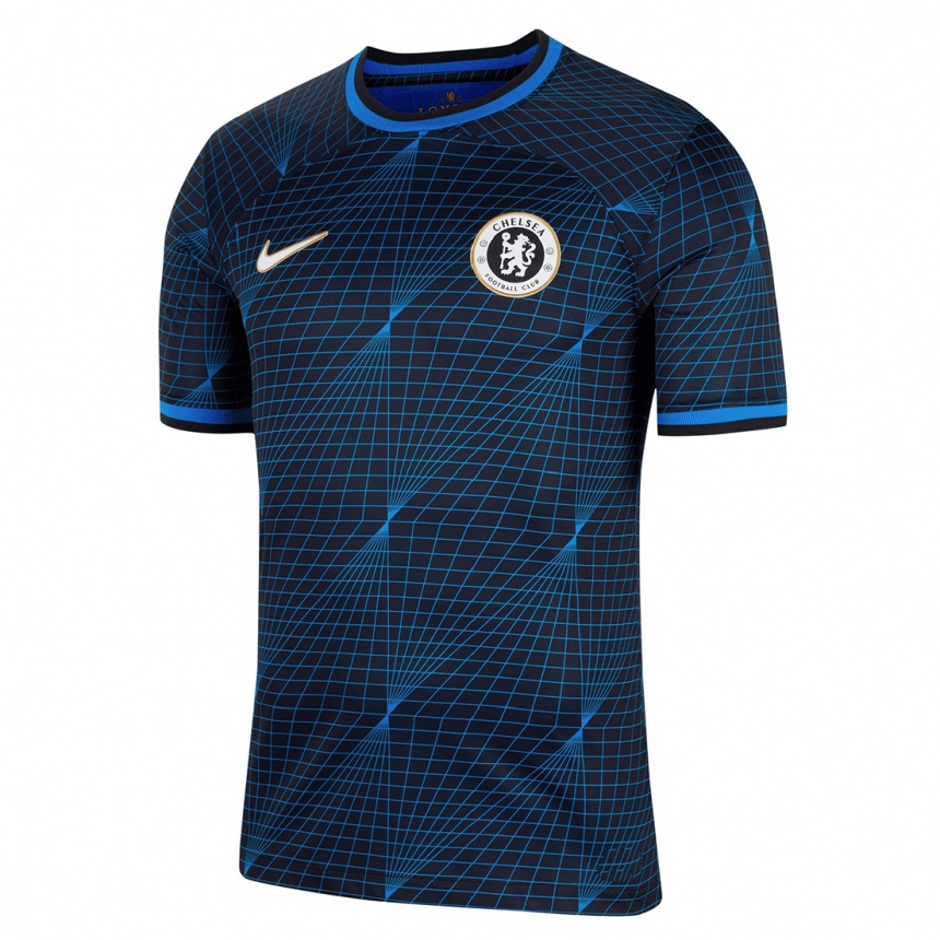 Mujer Fútbol Camiseta Teddy Curd #0 Azul Oscuro 2ª Equipación 2023/24 México