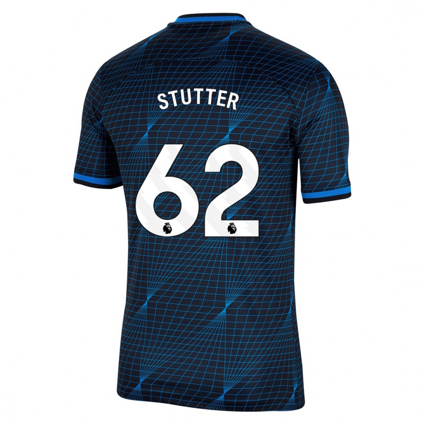Mujer Fútbol Camiseta Ronnie Stutter #62 Azul Oscuro 2ª Equipación 2023/24 México