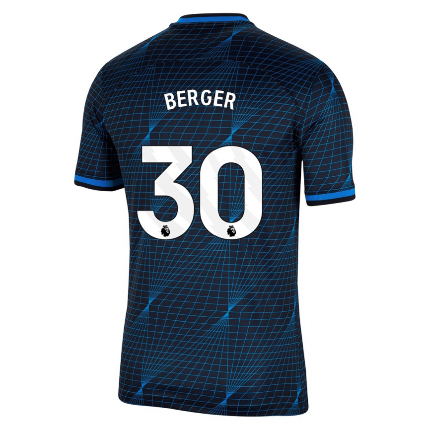 Mujer Fútbol Camiseta Ann-Katrin Berger #30 Azul Oscuro 2ª Equipación 2023/24 México