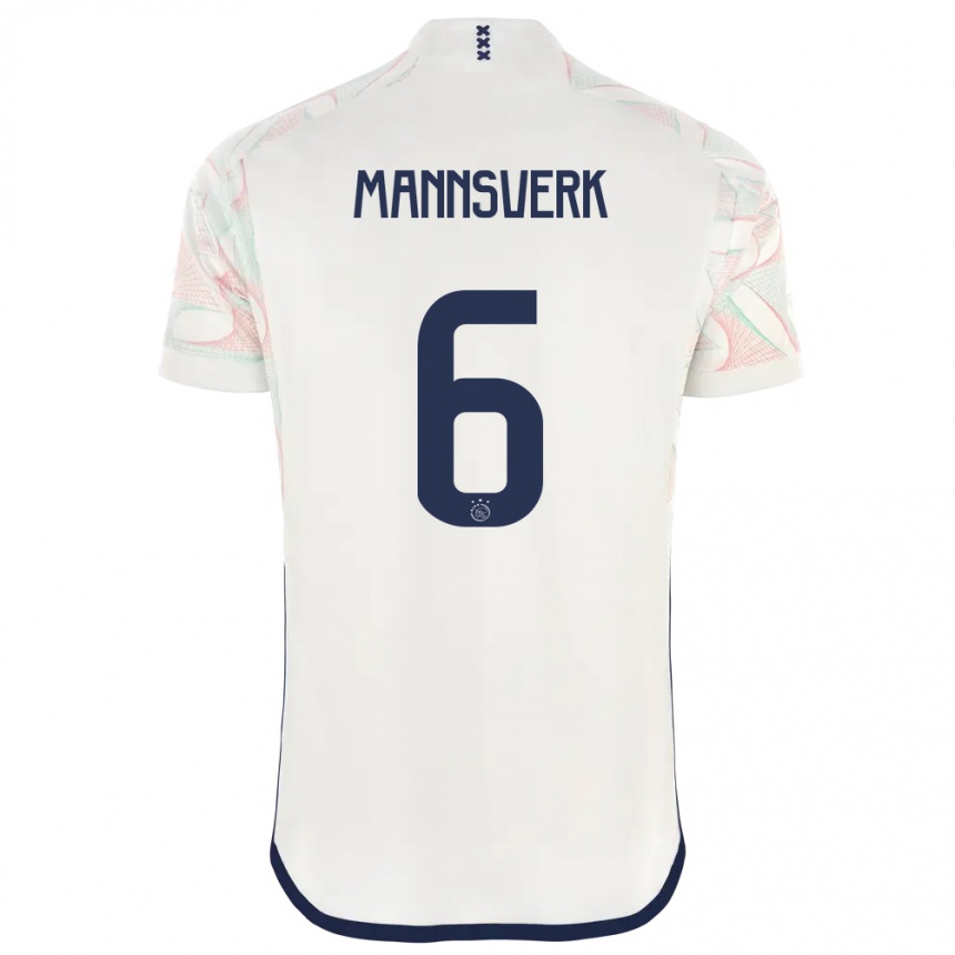 Mujer Fútbol Camiseta Sivert Mannsverk #6 Blanco 2ª Equipación 2023/24 México