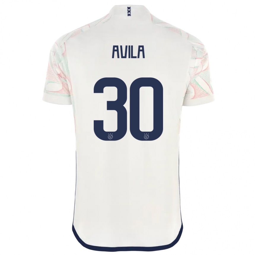 Mujer Fútbol Camiseta Gastón Ávila #30 Blanco 2ª Equipación 2023/24 México