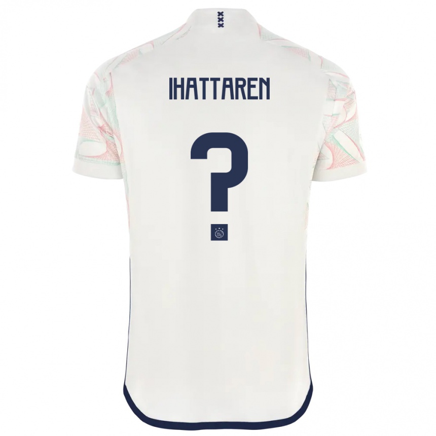 Mujer Fútbol Camiseta Mohamed Ihattaren #0 Blanco 2ª Equipación 2023/24 México