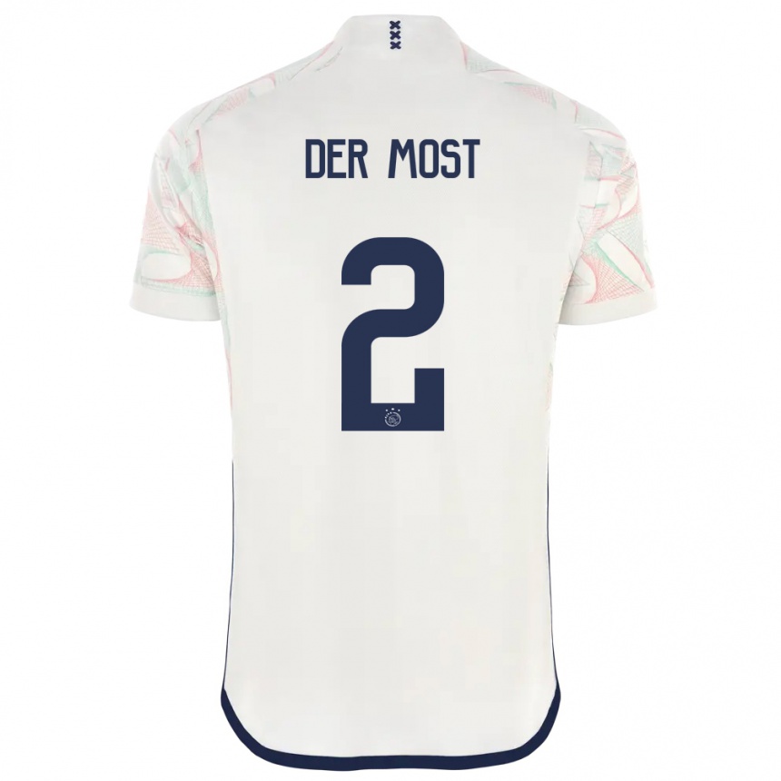 Mujer Fútbol Camiseta Liza Van Der Most #2 Blanco 2ª Equipación 2023/24 México