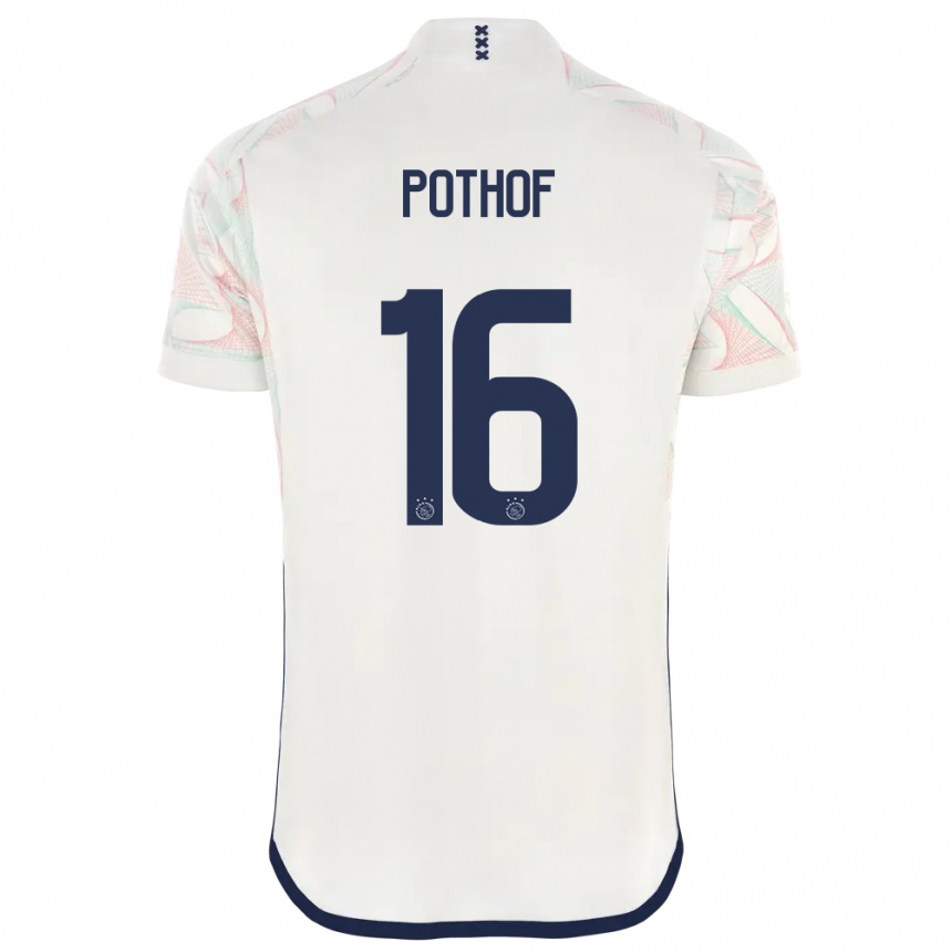 Mujer Fútbol Camiseta Isa Pothof #16 Blanco 2ª Equipación 2023/24 México