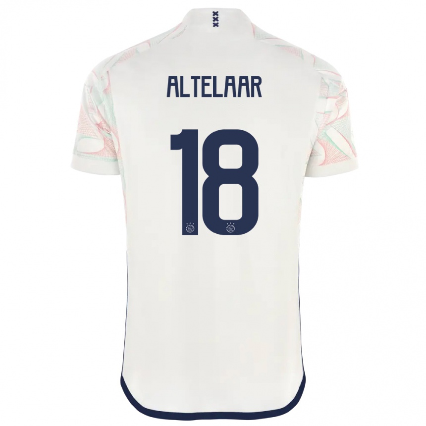 Mujer Fútbol Camiseta Jamie Altelaar #18 Blanco 2ª Equipación 2023/24 México