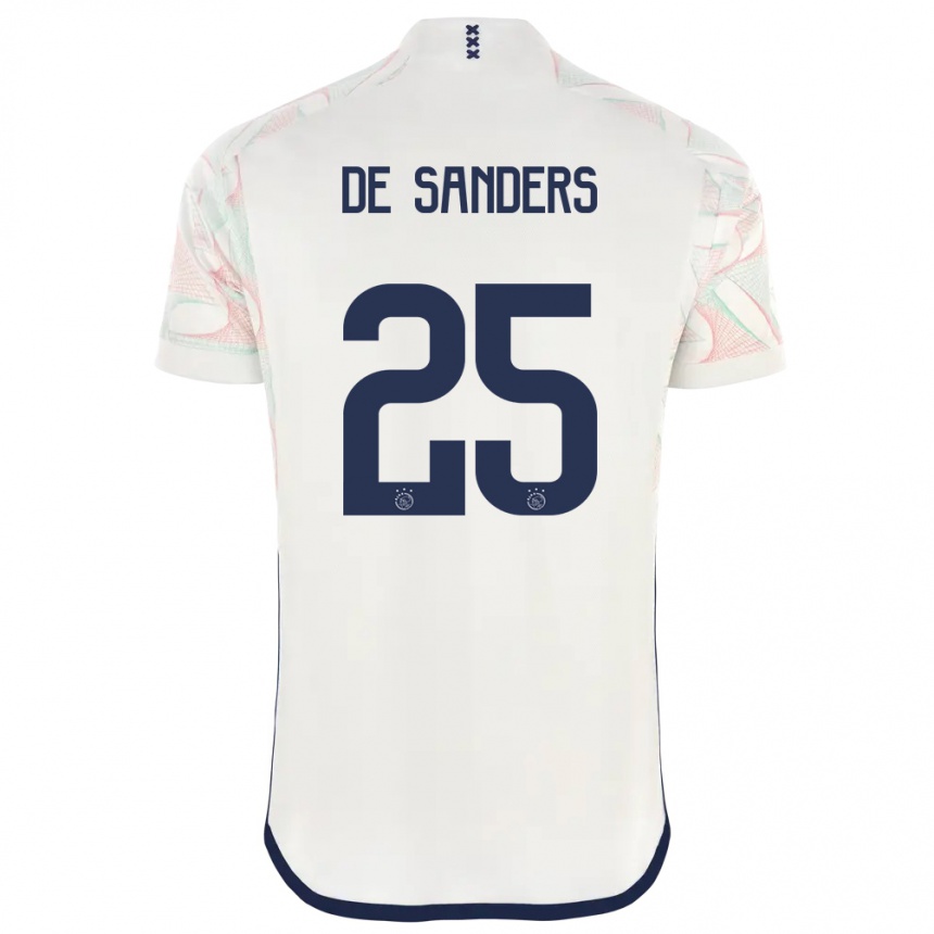 Mujer Fútbol Camiseta Kay-Lee De Sanders #25 Blanco 2ª Equipación 2023/24 México