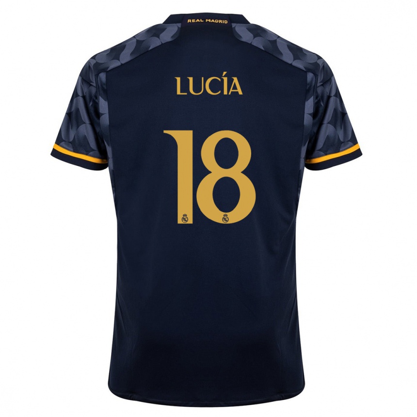 Mujer Fútbol Camiseta Lucia Rodriguez #18 Azul Oscuro 2ª Equipación 2023/24 México