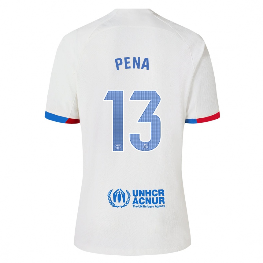 Mujer Fútbol Camiseta Inaki Pena #13 Blanco 2ª Equipación 2023/24 México