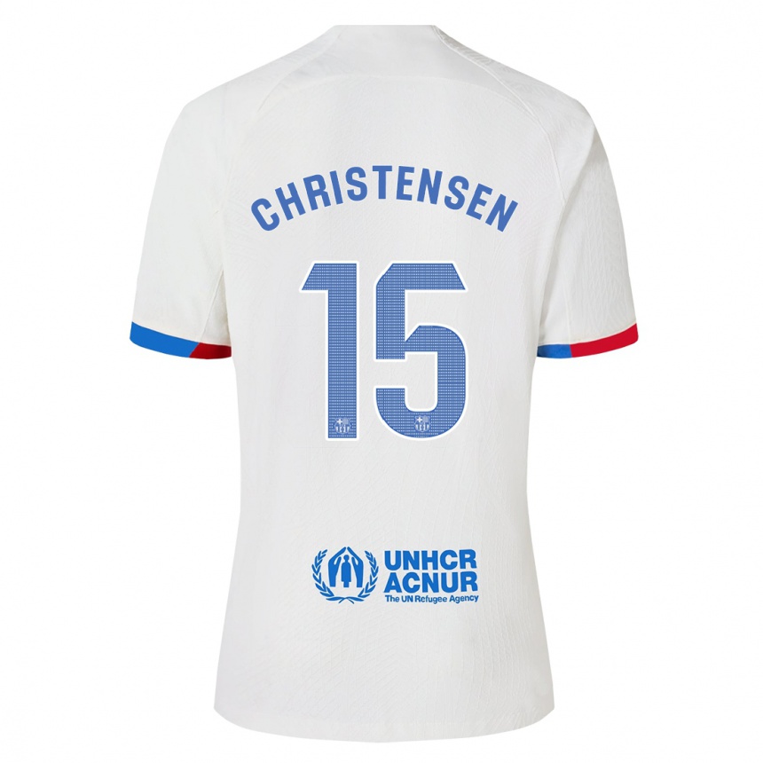 Mujer Fútbol Camiseta Andreas Christensen #15 Blanco 2ª Equipación 2023/24 México