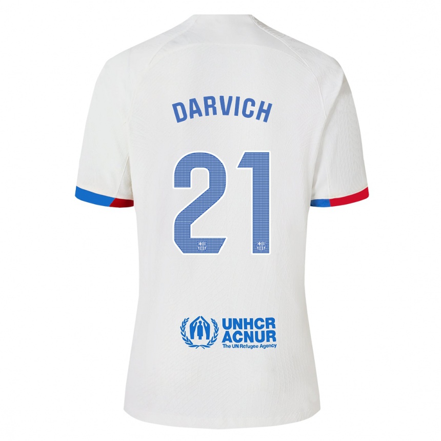 Mujer Fútbol Camiseta Noah Darvich #21 Blanco 2ª Equipación 2023/24 México