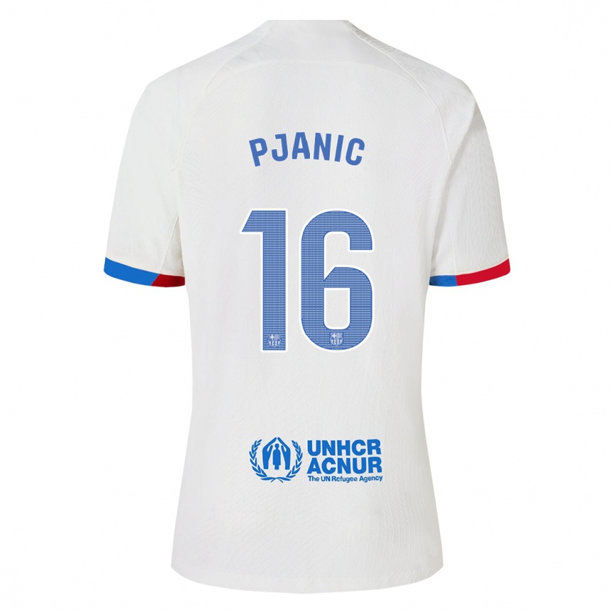 Mujer Fútbol Camiseta Miralem Pjanic #16 Blanco 2ª Equipación 2023/24 México