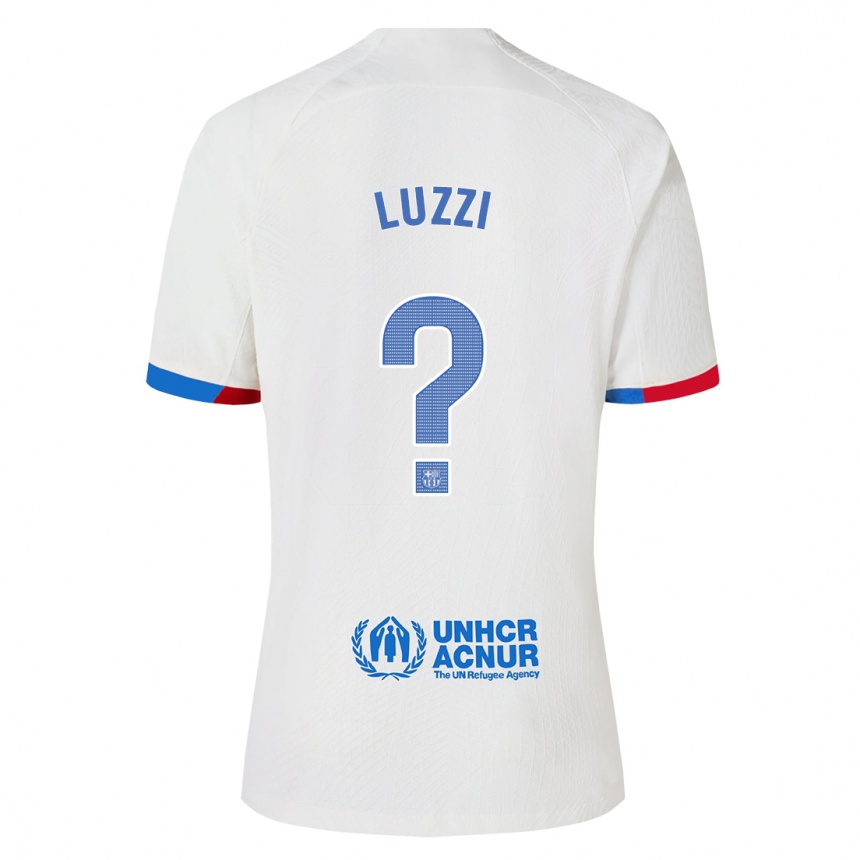 Mujer Fútbol Camiseta Fabian Luzzi #0 Blanco 2ª Equipación 2023/24 México