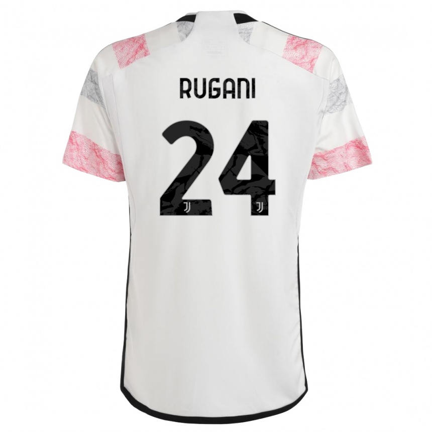 Mujer Fútbol Camiseta Daniele Rugani #24 Blanco Rosa 2ª Equipación 2023/24 México